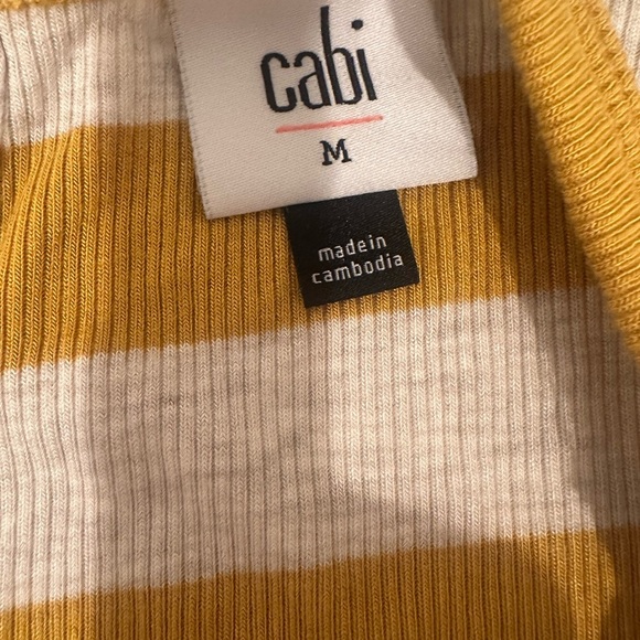 Cabi Liner Tank- Stripes Oversized-Summer Staple-Sz Medium Casual Layer - Picture 8 of 12